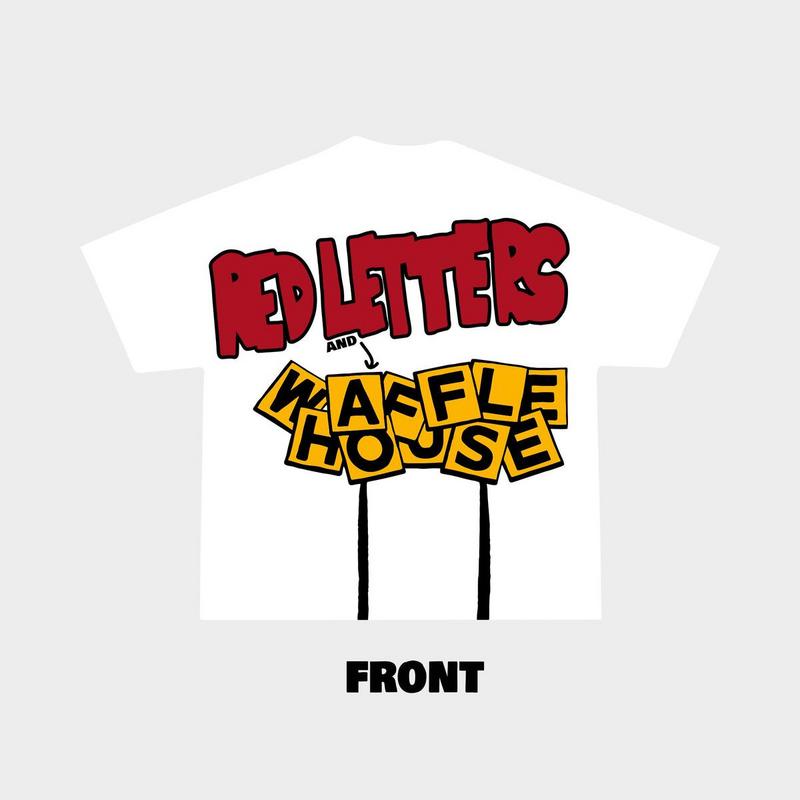 RED LETTERS Waffle Friends Tee
