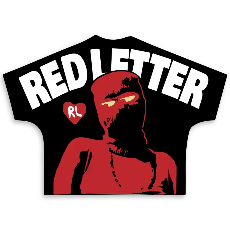 RED LETTERS FRED SHIESTY TEE BLACK/RED