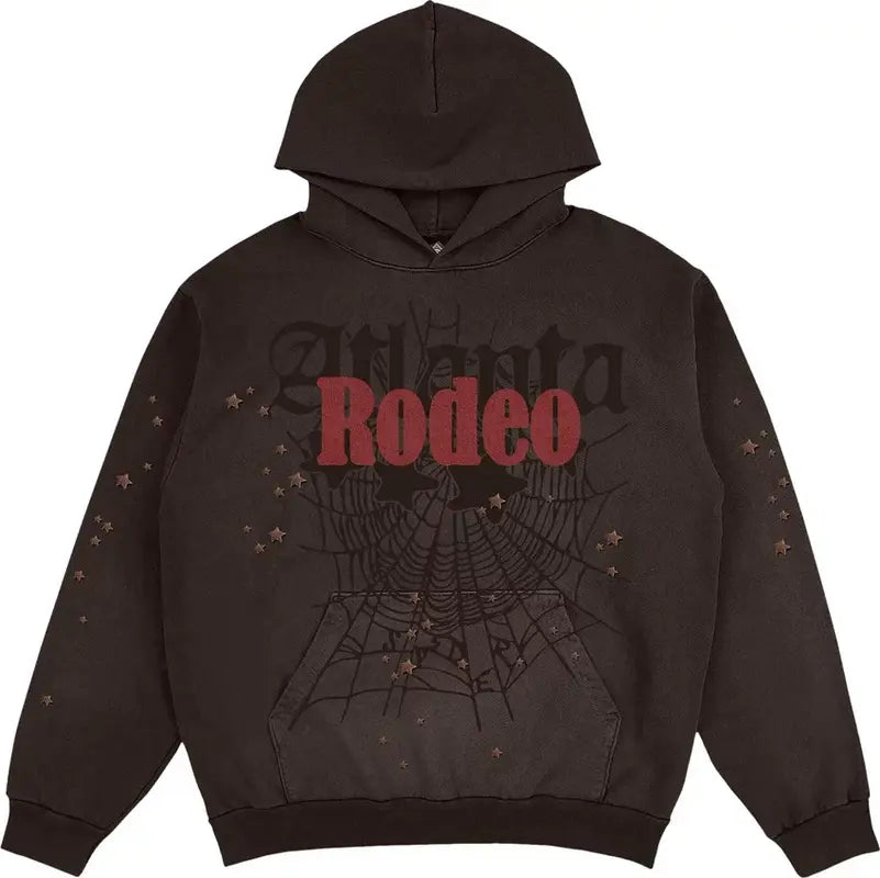 Travis Scott Cactus Jack x Sp5der Days Before Rodeo Hoodie Brown