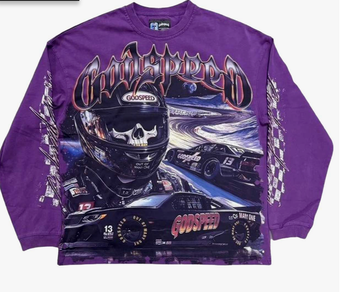 GODSPEED LE DERNIER L/S TEE PURPLE