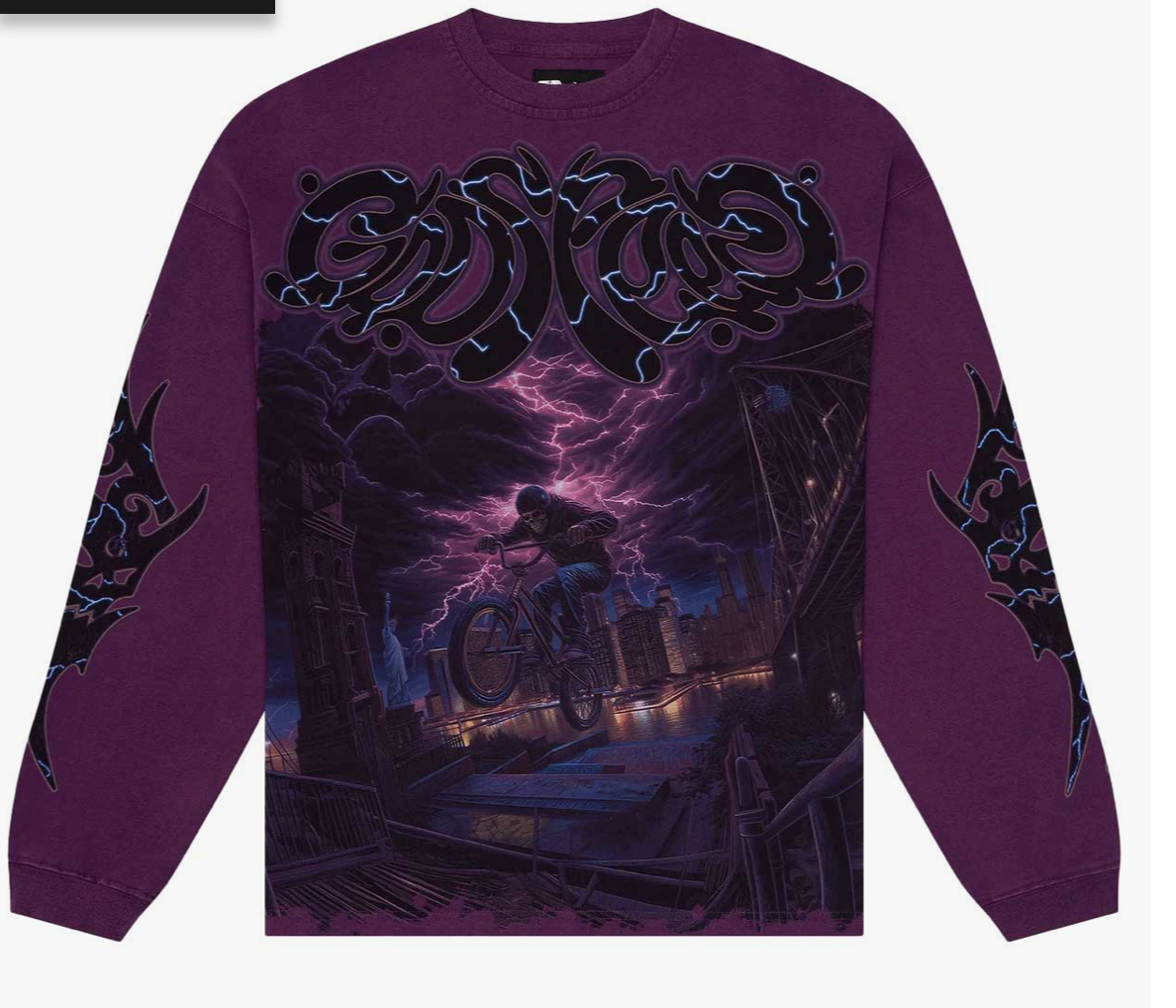 GODSPEED BMX L/S TEE PURPLE