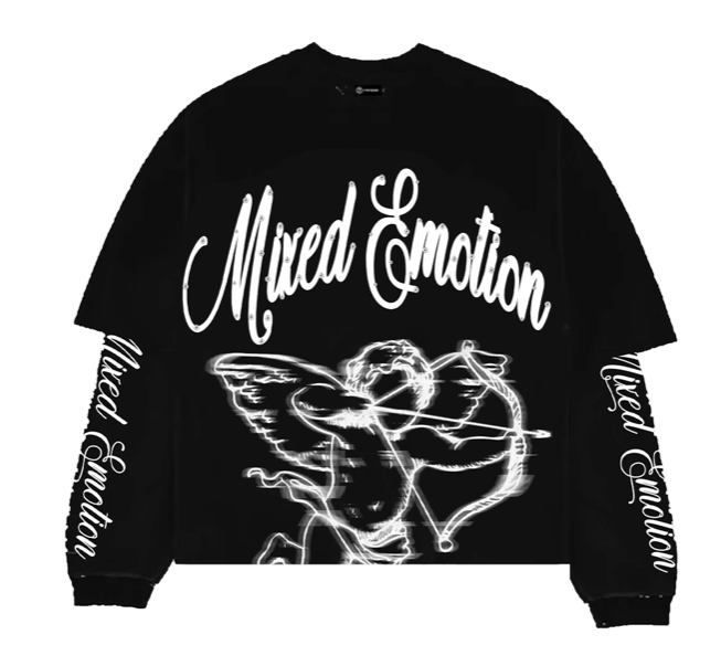 Black “Blur” Thermal Long Sleeve