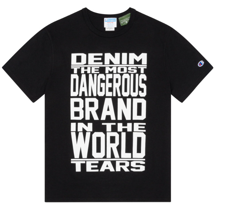 DENIM TEARSMission Statement Tee Black