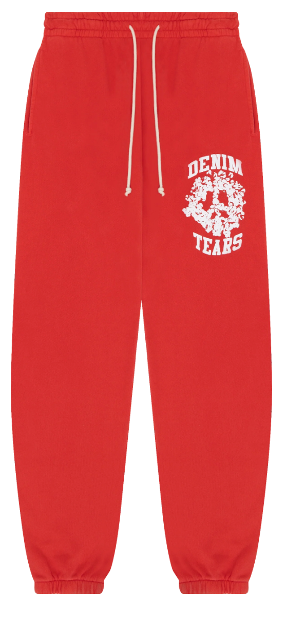 Denim tears University Sweatpants Red