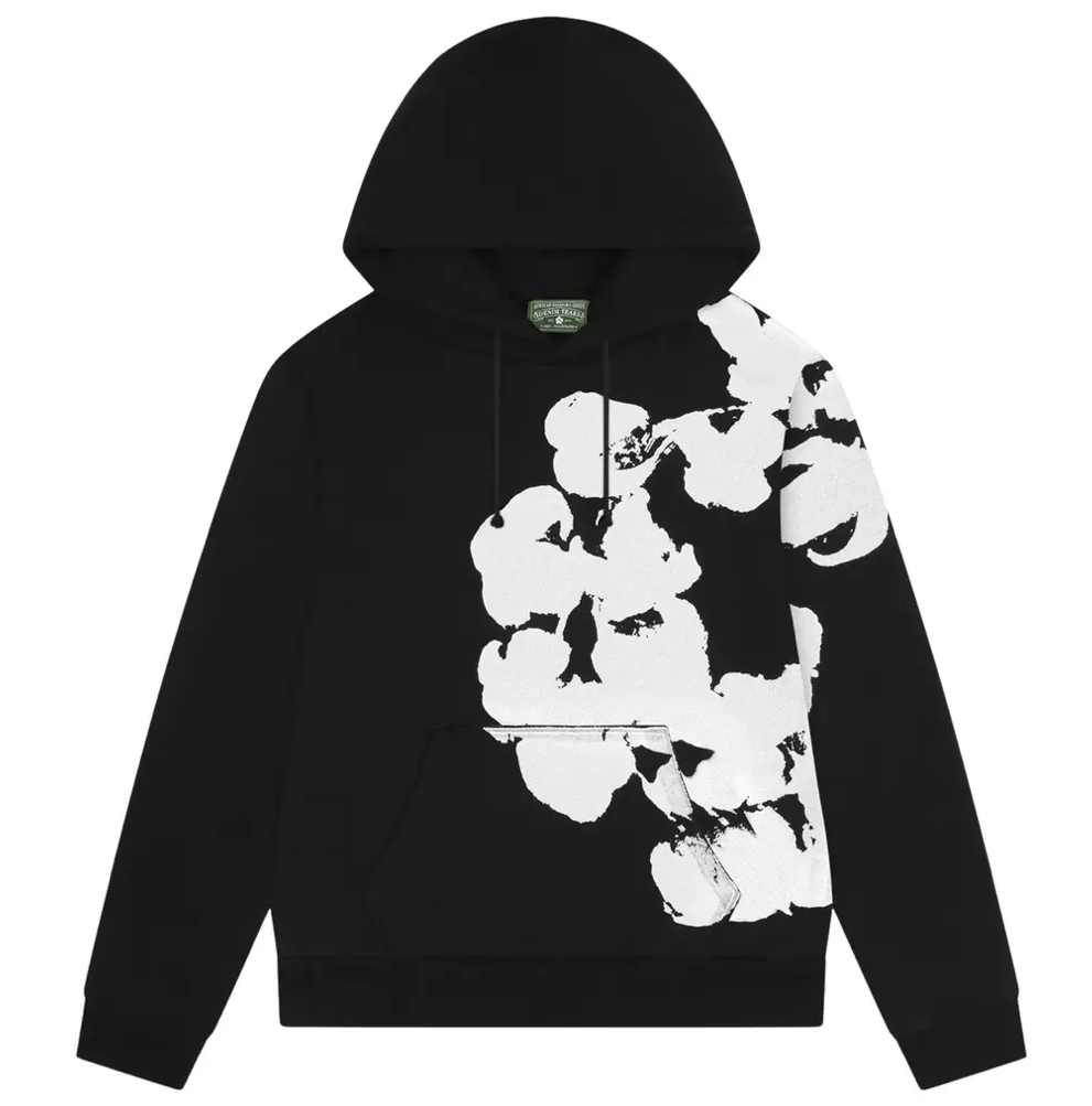 Denim Tears Big Cotton Wreath Sweatshirt 'Black'