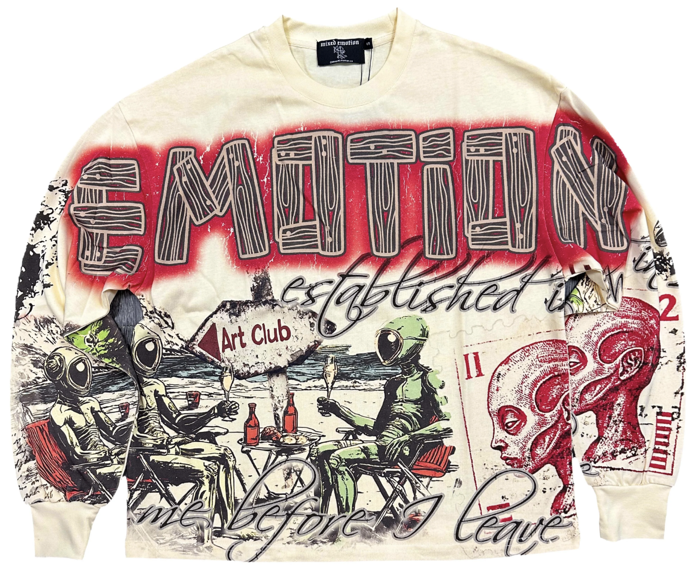 Cream ‘Art Club’ Long Sleeve