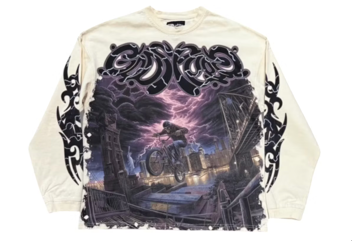 GODSPEED NEW YORK B.M.X L/S TEE BONE