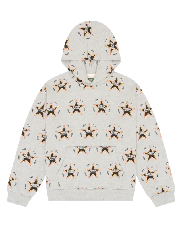Denim Tear Every Tears Is A Star Grey Hoodie