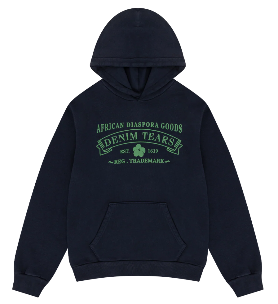 Denim Tears ADG Hoodie Navy