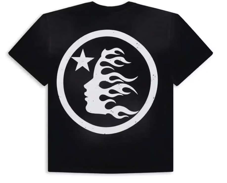 Hellstar Classic Logo Gel Print T-shirt Black
