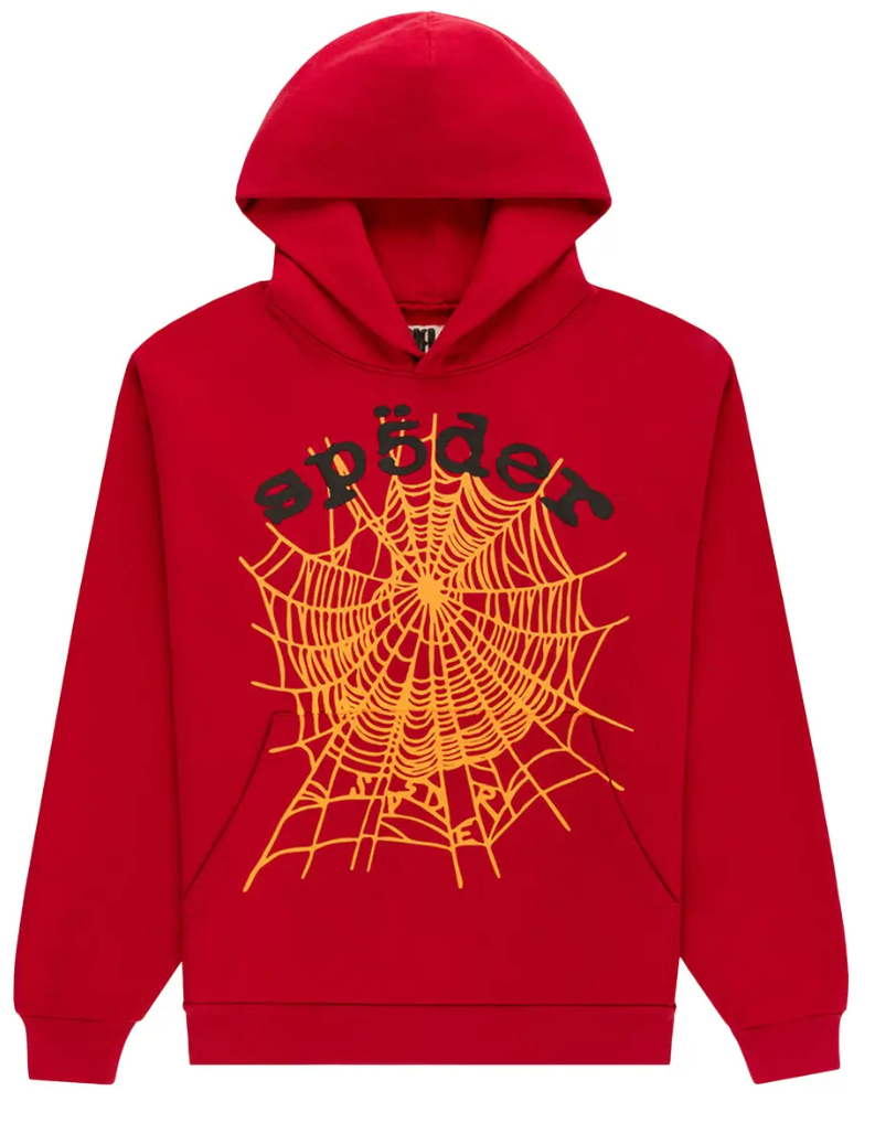 Sp5der Og Web V2 Hoodie 'Red'