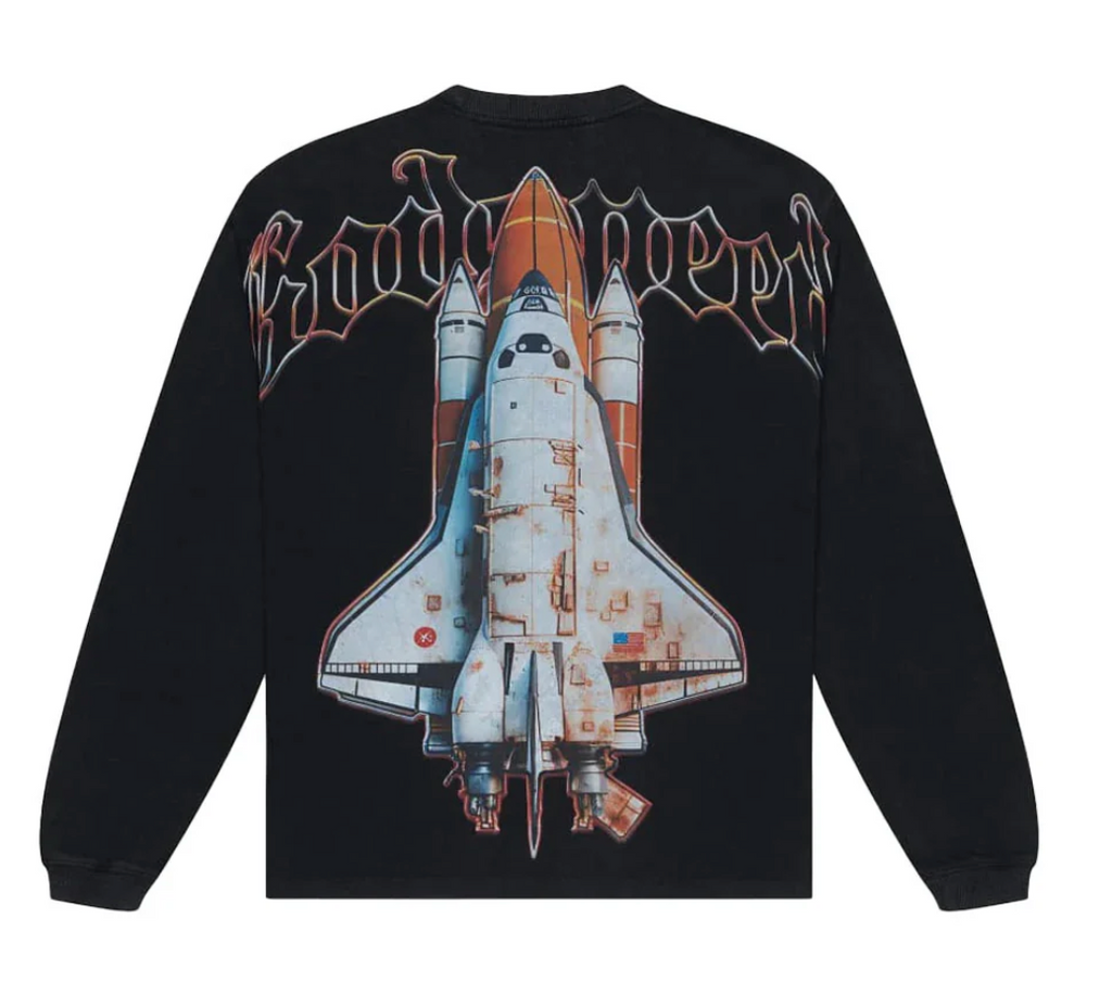 Godspeed Lift Off Long Sleeve Black Wash