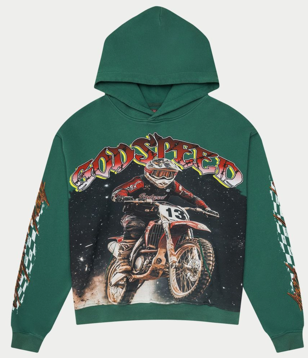 GODSPEED Motocross Hoodie (Green)
