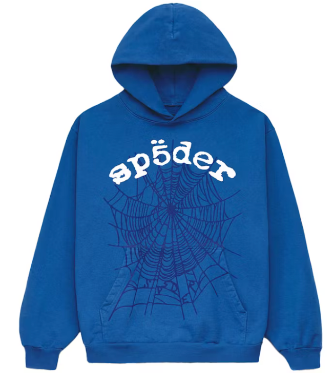 Sp5der Legacy Hoodie Blue