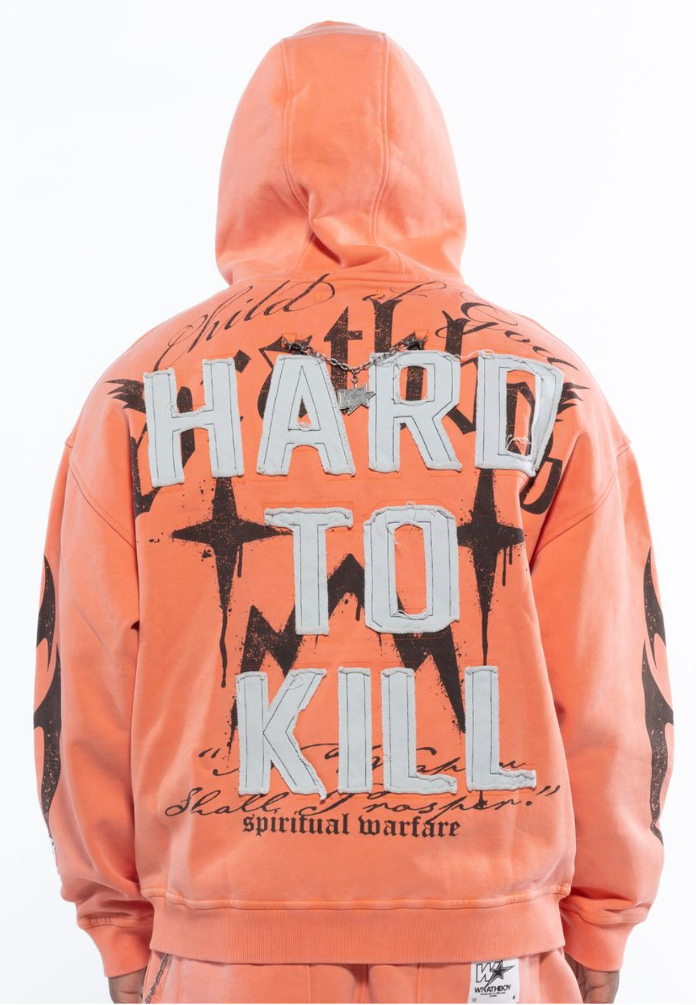 WRATH BOY Hard to kill fullzip hoodie