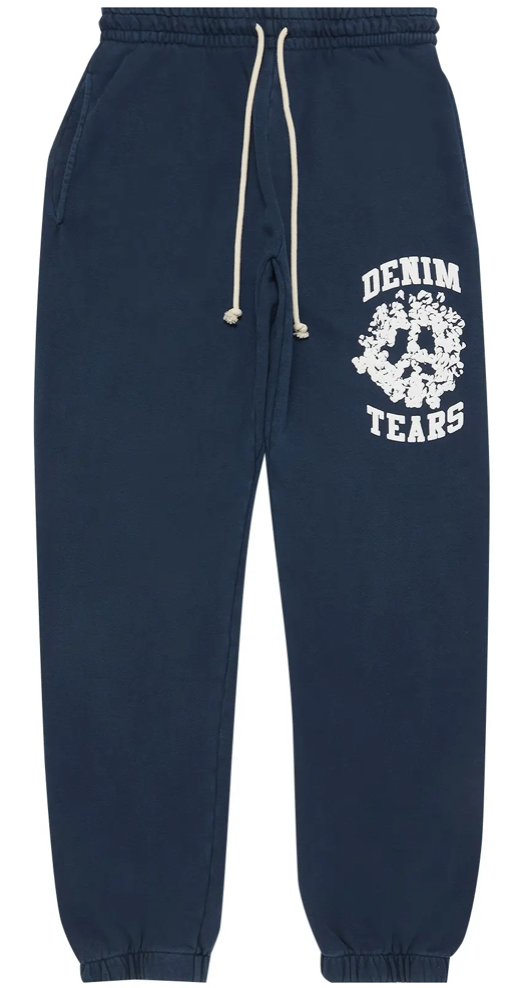 Denim Tears University Sweatpants 'Navy'