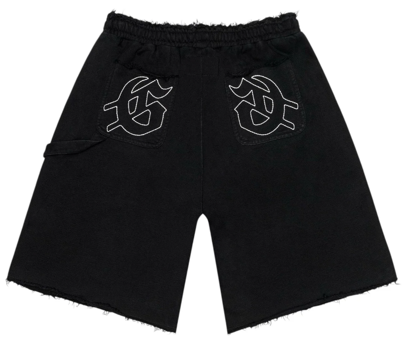 GODSPEED DISTRESSED CARPENTER SHORTS (FLAT BLACK)
