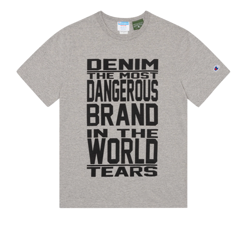 Denim Tears Mission Statement Tee Grey