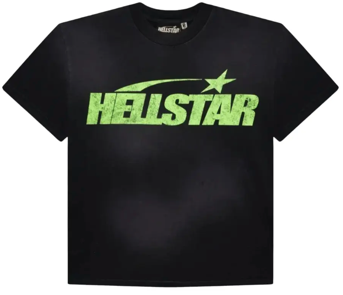 Hellstar Classic T-Shirt 'Black/Green'