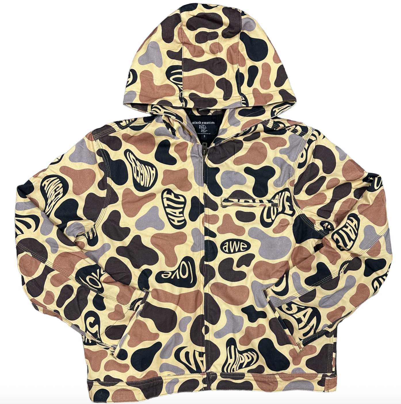 MIXED EMOTION Cream ‘Carpenter’ Jacket