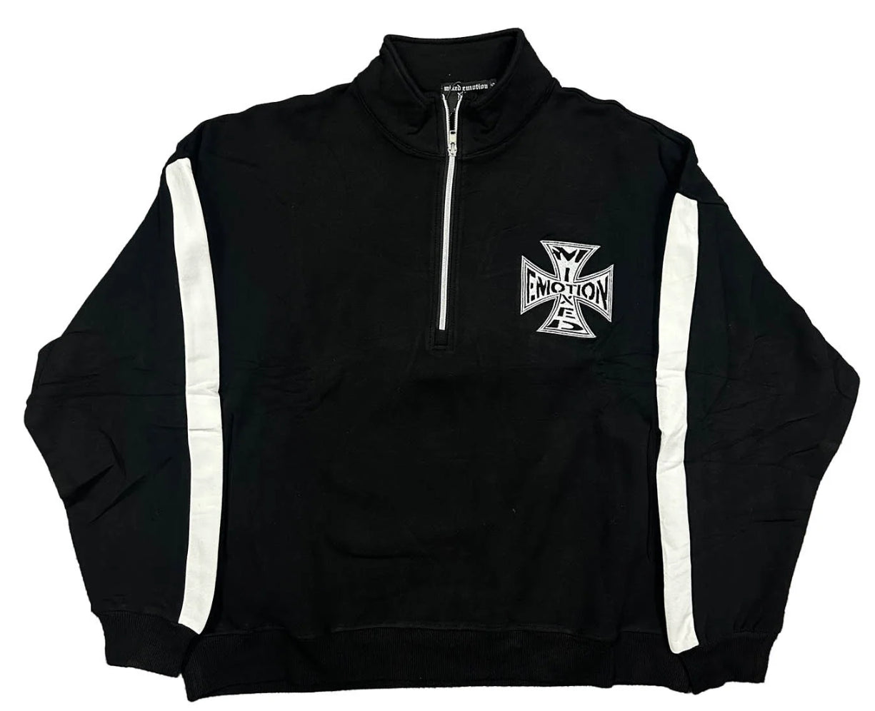 Black “Quarter” zip Jacket