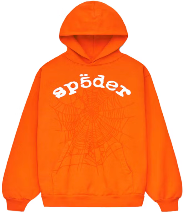 Sp5der Legacy Hoodie Orange