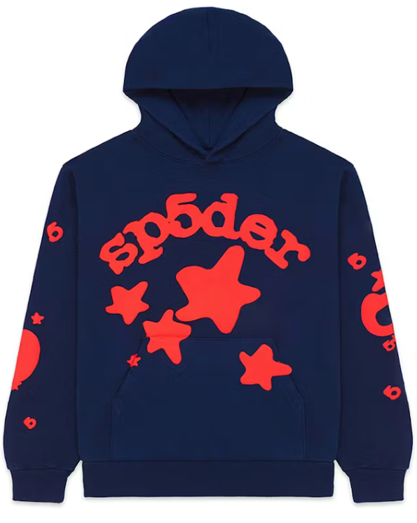 Sp5der Beluga Hoodie Navy