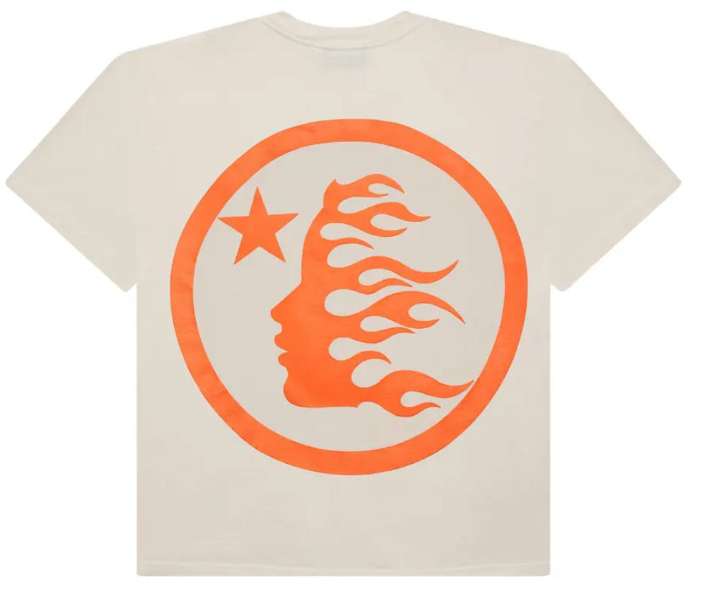 Hellstar Classic T-Shirt (Regular Print) 'White/Orange'