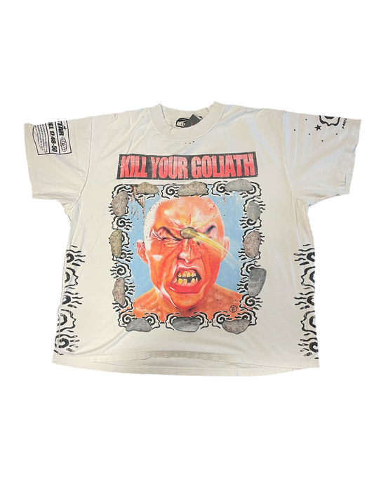 HELLSTAR KILL YOUR GOLIATH COMPLEXCON EXCLUSIVE T-SHIRT WHITE