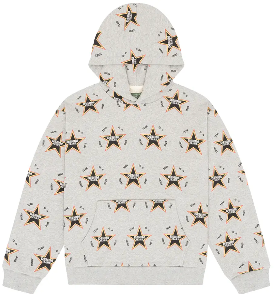Denim Tears Every Tear Is A Star Hoodie 'Grey'
