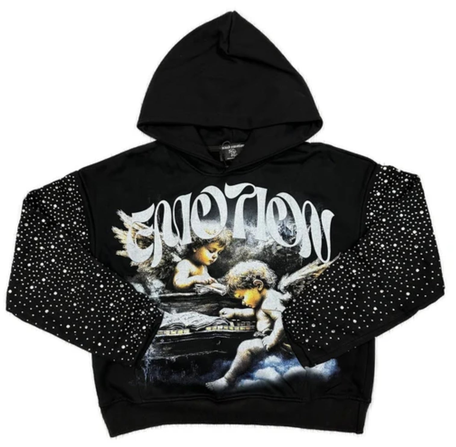 Fallen Angels Rhinestone Hoodie