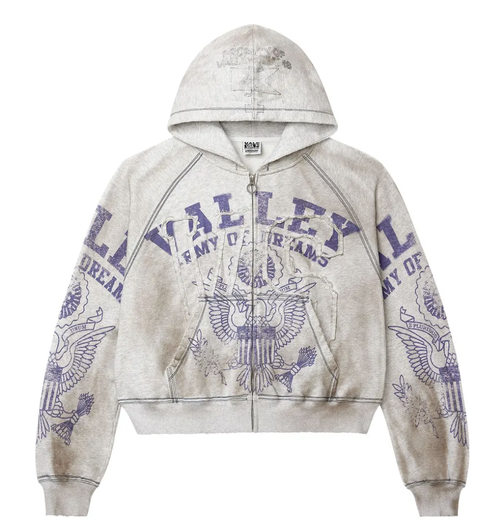 Vale Forever Army Zip Up 'Dirt/Grey'