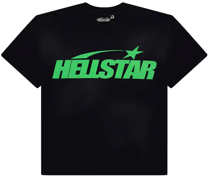 Hellstar Classic T-shirt (Regular Print) Black/Green