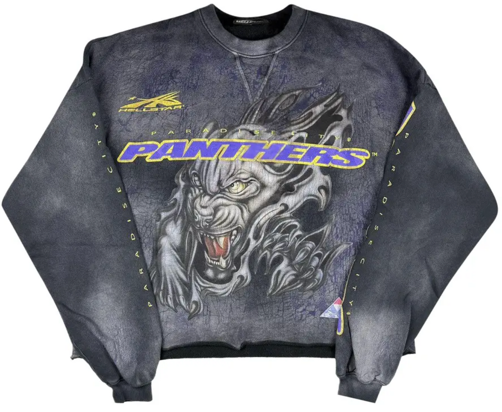 Hellstar Paradise City Panthers Crewneck 'Black'