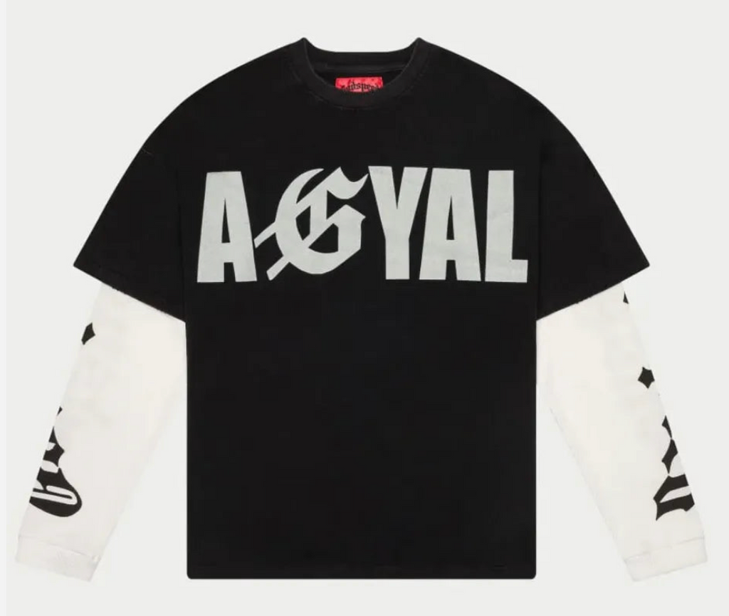 GODSPEED AGYAL LAYERED T-SHIRT BLACK