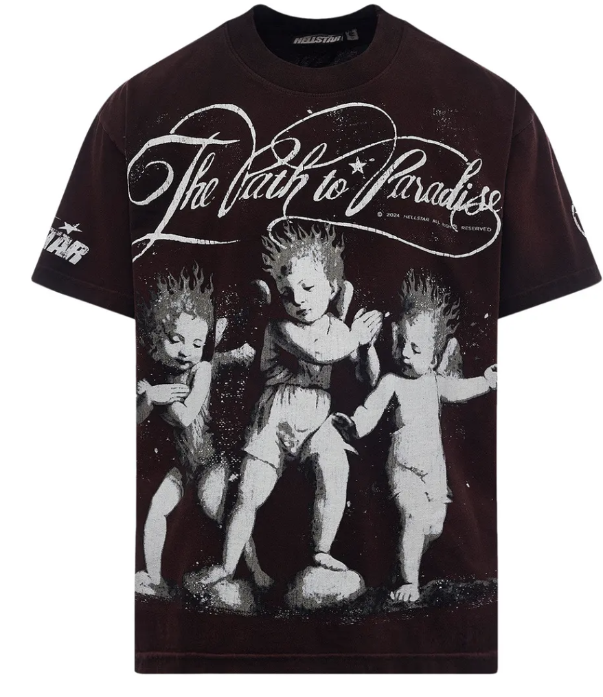Hellstar Cherubs T-Shirt 'Brown'