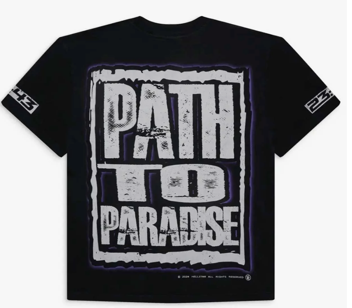 HELLSTAR HALLOWEEN JESUS P2P TEE BLACK