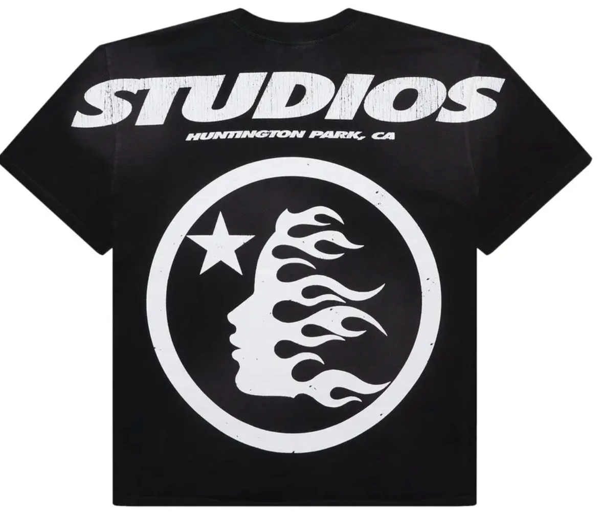 Hellstar Studios Cartoon Logo T-Shirt 'Yellow'
