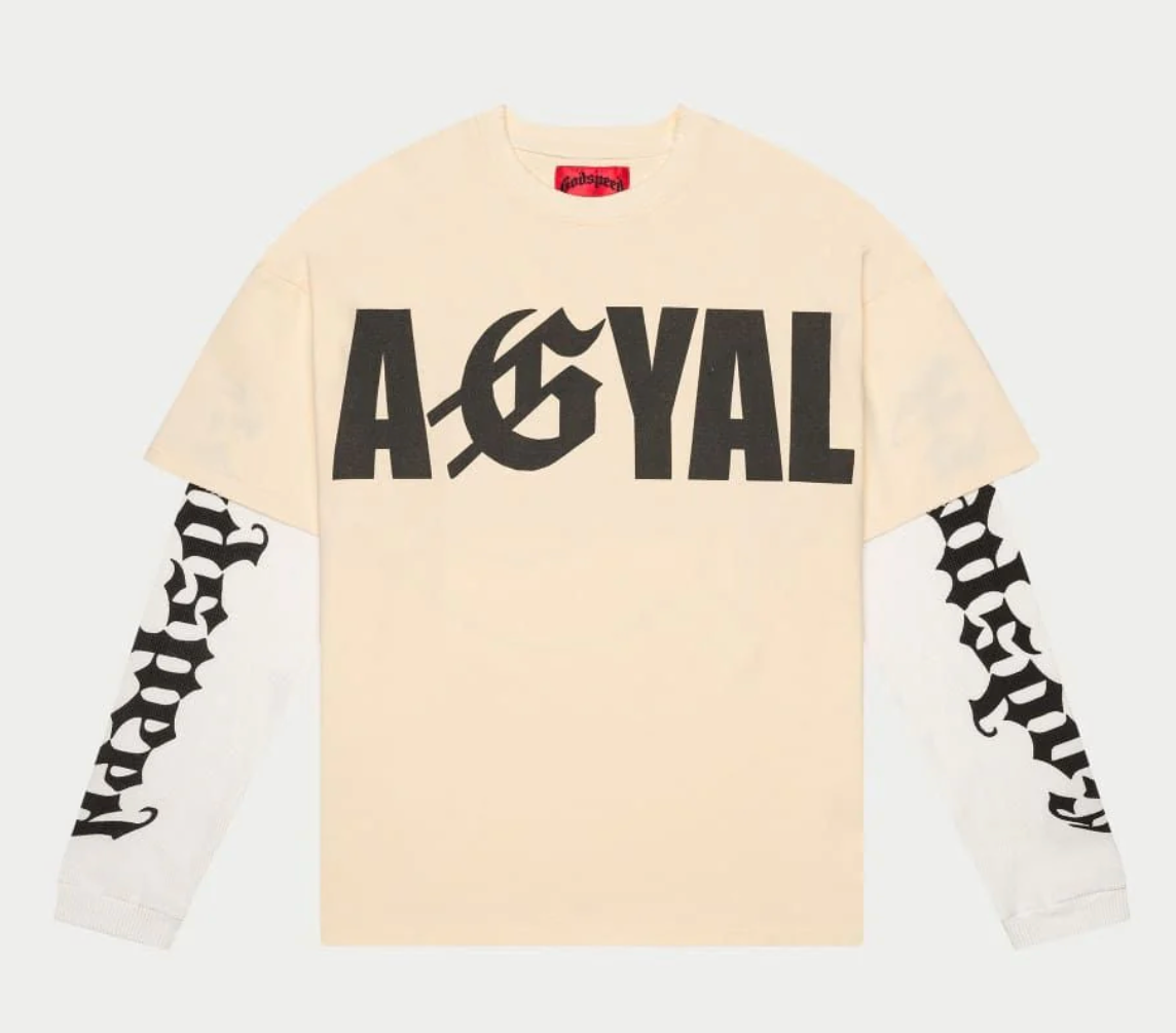 Godspeed AGYAL Layered T-Shirt (Bone) (Agyal-Layered-T-Shirt-Bone)