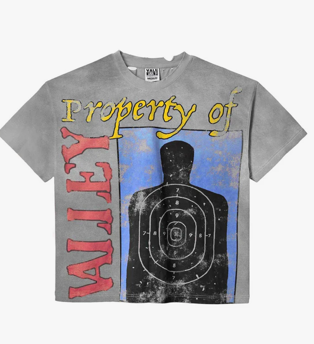 VALE FOREVER TARGET PRACTICE TEE CHARCOAL