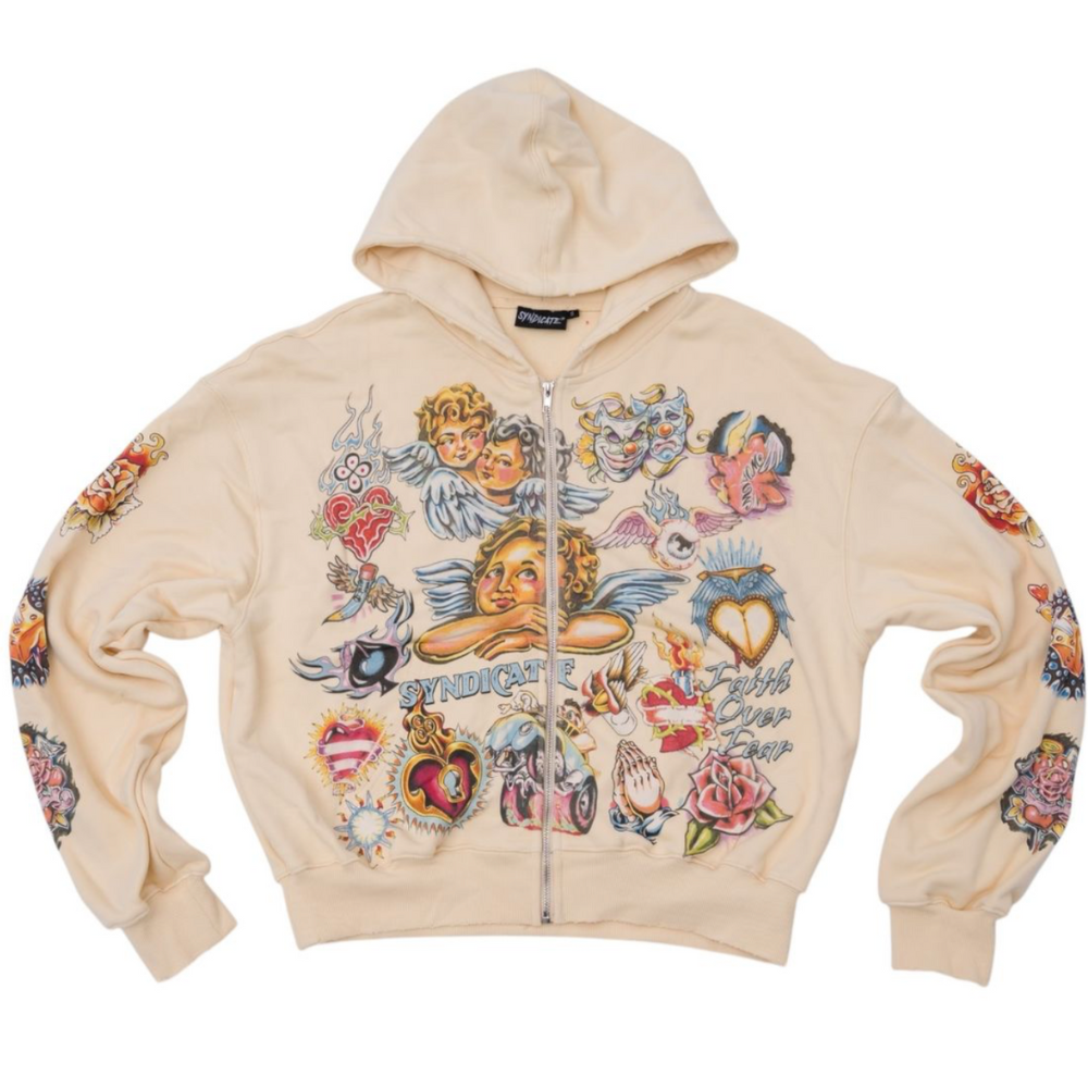 SYNDICATE "FAITH" ZIP UP BONE