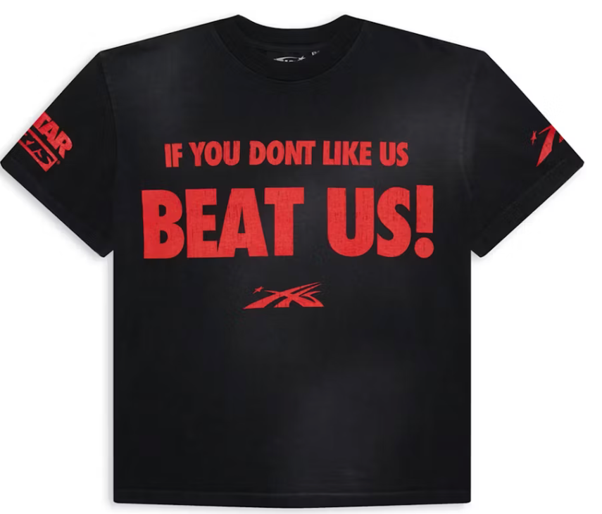 Hellstar Beat Us! T-shirt Red/Black
