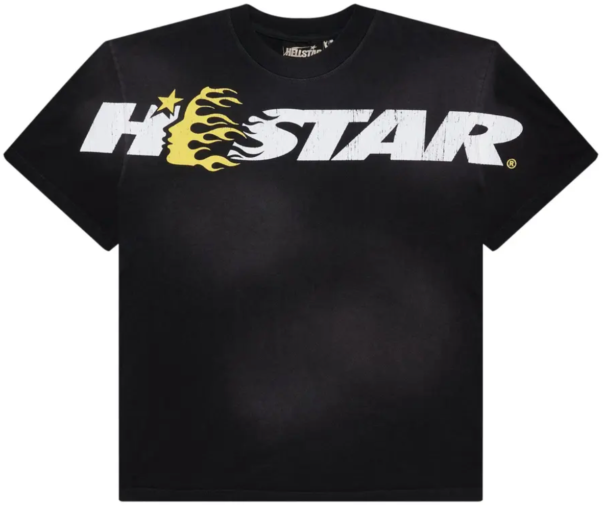 Hellstar Studios Cartoon Logo T-Shirt 'Yellow'