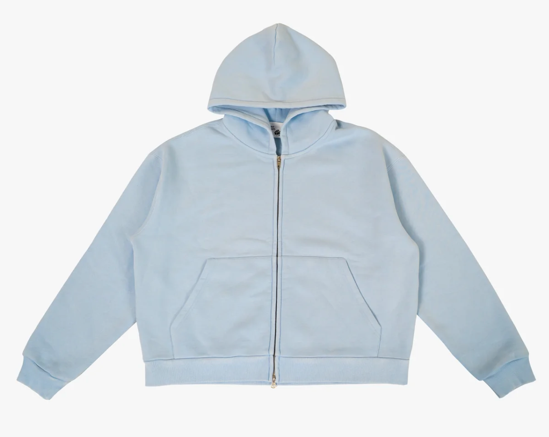 EPTM VINTAGE ZIP UP HOODIE - SKY BLUE