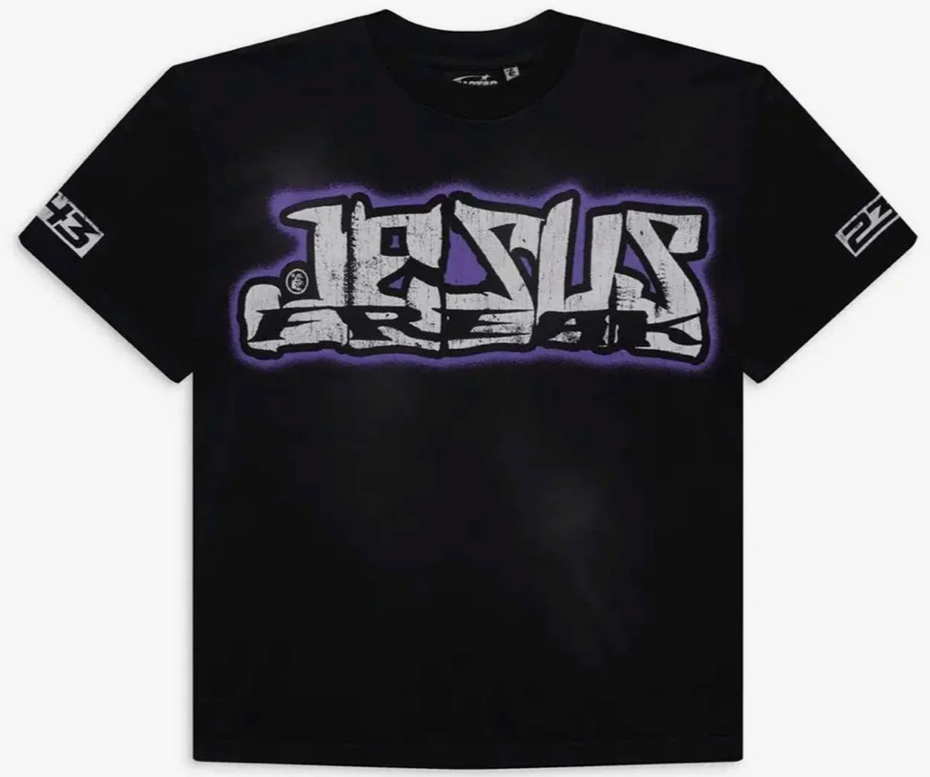 HELLSTAR HALLOWEEN JESUS P2P TEE BLACK