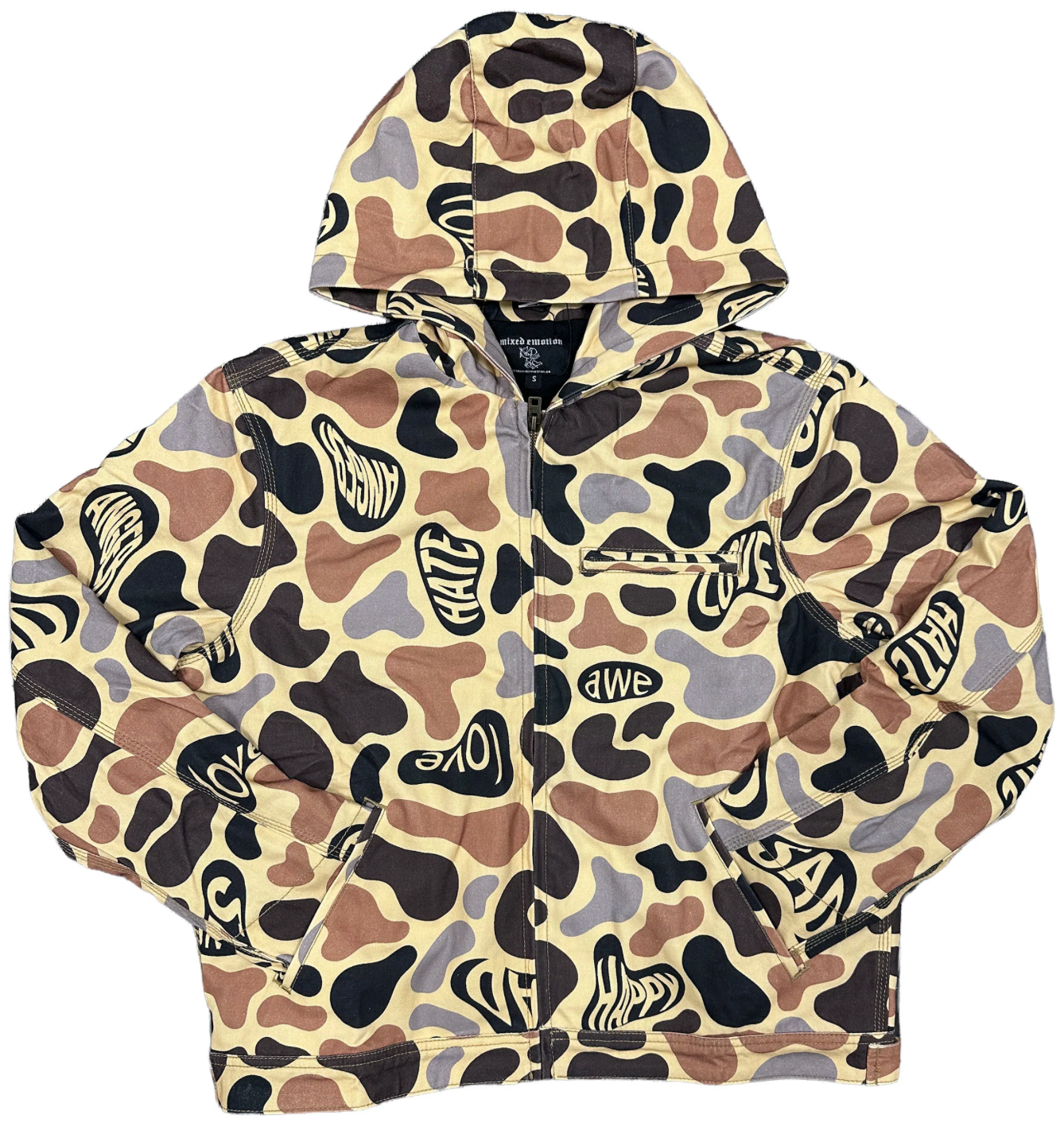 MIXED EMOTION Cream ‘Carpenter’ Jacket