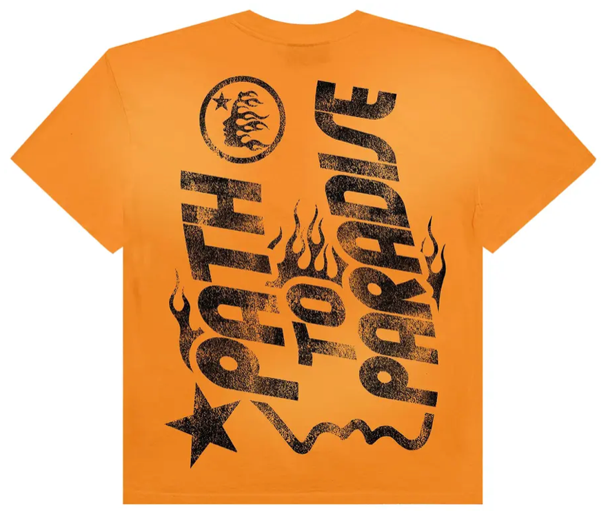 Hellstar Jesus T-Shirt 'Orange'