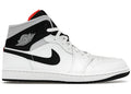 Jordan 1 Mid White Neutral Grey Infrared