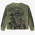 VALE FOREVER REGGIE L/S TEE GREEN
