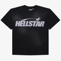 Hellstar Classic Glitter Logo T-shirt Black